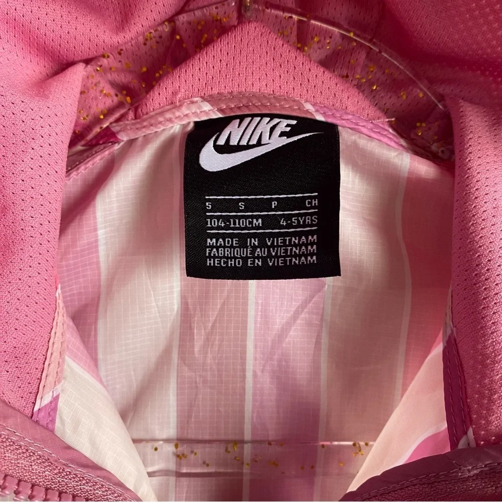 Nike Magic Flamingo Kids Pink with Stripe Rain Jacket